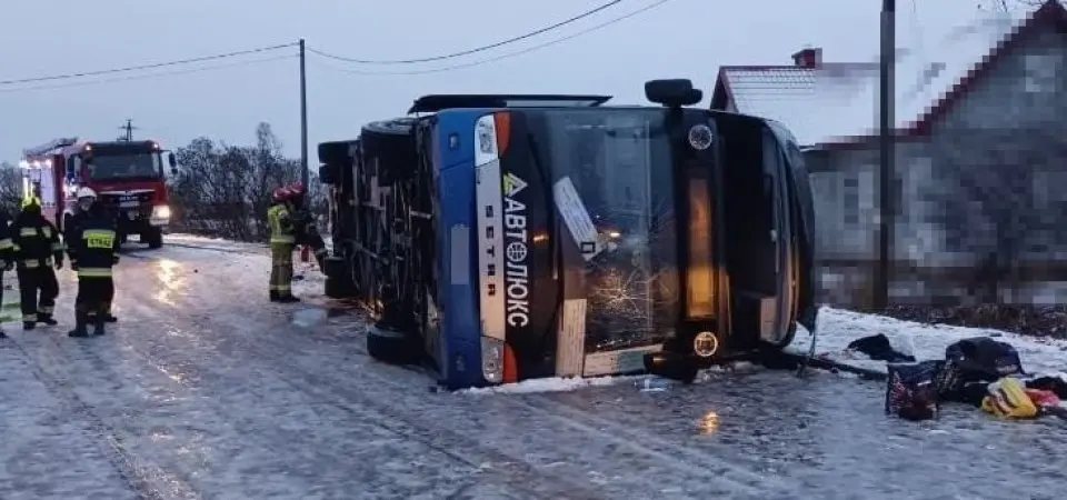 Аварія автобуса з українцями у Польщі